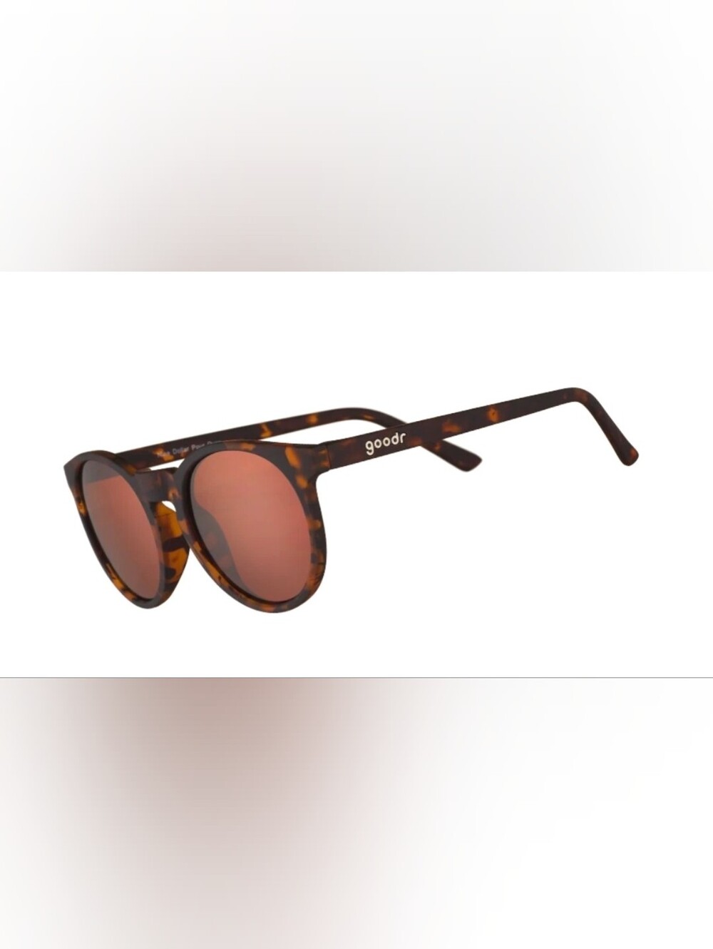 Brand New Goodr Circle G Nine Dollar Pour Over Sunglasses Tortoise